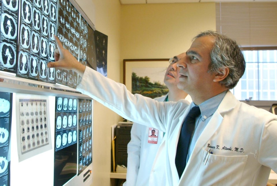 CAT scan of non small cell lung cancer